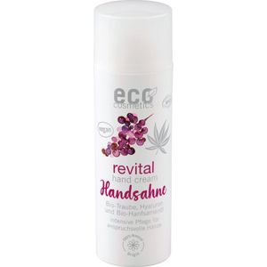 eco cosmetics Handcrème met Biologische Druif, Hyaluronzuur en Biologische Hennepzaadolie - 50 ml