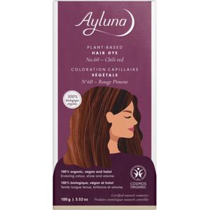 Ayluna Plantaardige Haarverf Chili Rood - 100 g