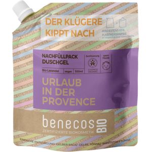 benecosBIO Douchegel "Urlaub in der Provence" - Navulling 500 ml