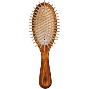 KOSTKAMM Olijfhouten Langharige Borstel 9 Rijen - 1 Stk.