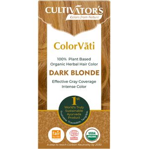 CULTIVATOR'S ColorVãti Organic Herbal Hair Color - 04 Dark Blonde - 100 g