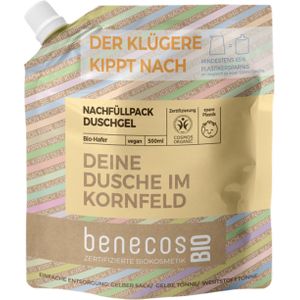 benecosBIO Douchegel "Deine Dusche im Kornfeld" - Navulling 500 ml