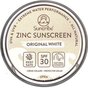 Suntribe Zinc Sunscreen Gezicht & Sport Original White SPF 30 - 45 g