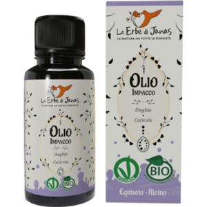 Le Erbe di Janas Verzorgende Olie voor Nagel en Nagelriemen met Heermoes & Castorolie - 20 ml
