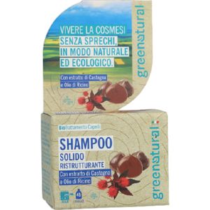 Greenatural Herstructurerende Shampoo Bar - 55 g