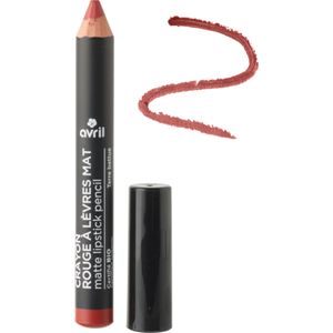 Avril Matte Lipstick Pencil Jumbo - Terre Battue