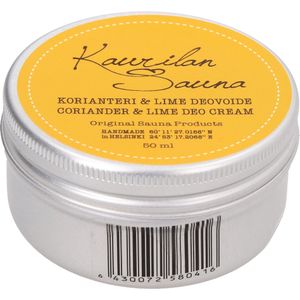Kaurilan Sauna Deo Cream - Coriander & Lime