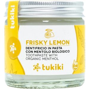 Tukiki Tandpasta in Glas - Frisky Lemon