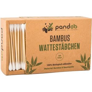 pandoo Bamboe Wattenstaafjes - 100 Stuks
