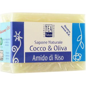 TEA Natura Kokos-Olijfzeep met Rijstzetmeel - 100 g