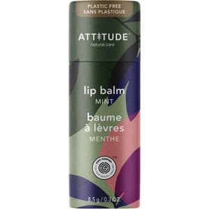 Attitude - Leaves Bar Mint - Lippenbalsem - 8,5 g - Natuurlijke Ingrediënten