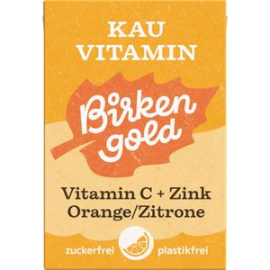 Birkengold Vitamine C + Zink Natuurlijke Kauwtabletten - 28 g