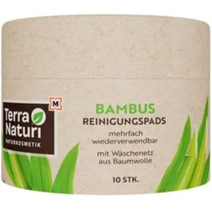 Terra Naturi Bamboe Reinigingspads - 10 Stuks