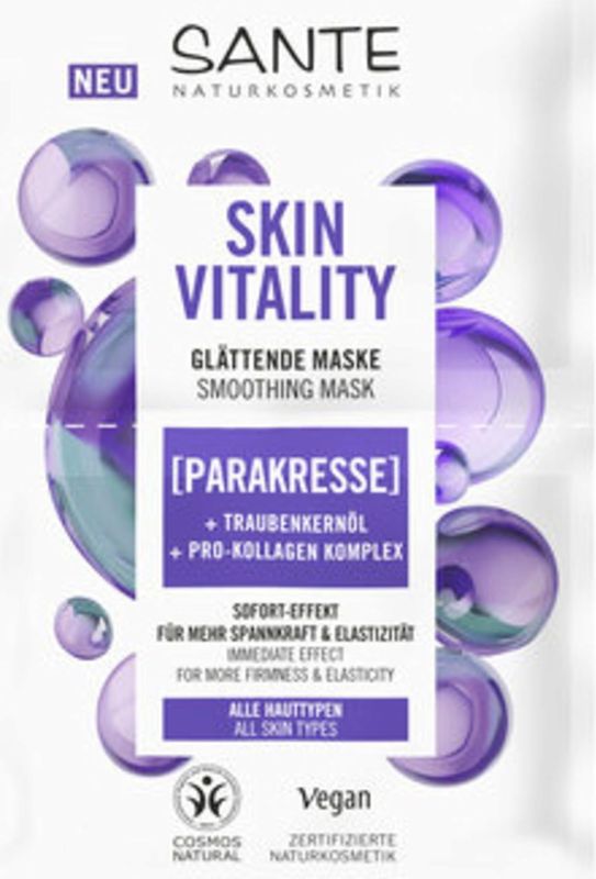 SANTE - Skin Vitality - Gezichtsmasker - 8 ml - Gladmakend en Hydraterend