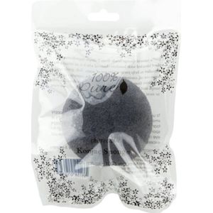 100% Pure Charcoal Konjac Sponge - 1 Stuk