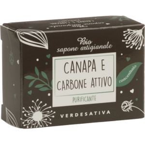 Verdesativa Geconcentreerde Zeep Hennep & Actieve Kool - 100 g