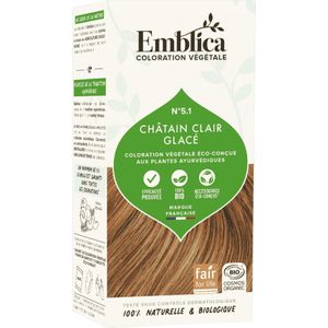 Emblica Plantaardige Haarverf Lichtbruin 5.1 - 100 g