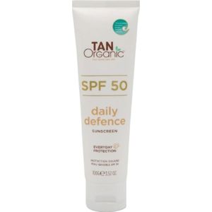 TAN Organic Sunscreen Daily Defence SPF 50 - 100 g