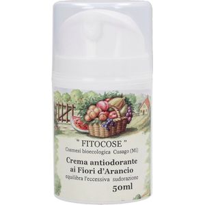 Fitocose Orange Flower Deodorising Cream - 50 ml