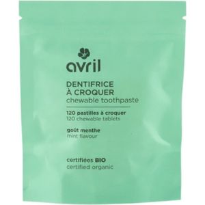 Avril Chewable Toothpaste Tablets - 120 Stuks