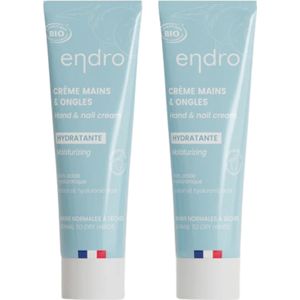 endro cosmétiques Hydraterende Hand- en Nagelcrème - 2 x 50 ml
