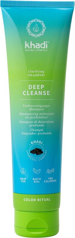 Khadi - DeepCleanse - Shampoo - Zwart - Houtskoolcomplex