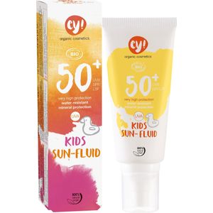 ey! organic cosmetics - Sun Fluid Kids - Zonnebrand - 100 ml - SPF 50+