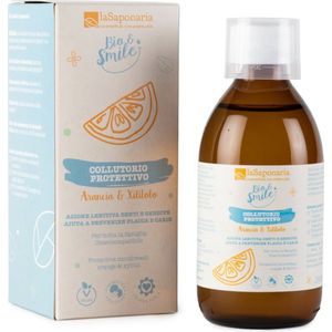 La Saponaria Beschermend Mondwater Sinaasappel & Xylitol - 250 ml