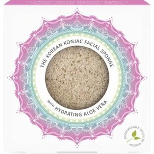 Mandala Konjac Facial Sponge Aloe Vera - 1 Stuk
