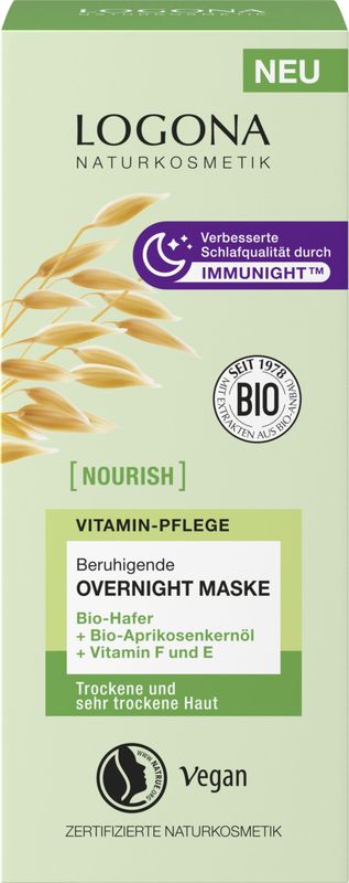 Logona [nourish] Verzachtende Overnight Masker - 50 ml