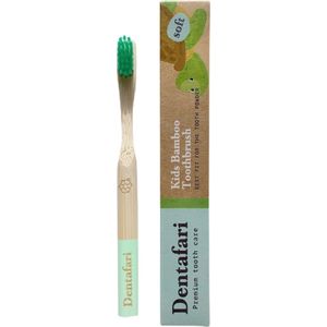 Dentafari Kids Bamboo Toothbrush - Groen