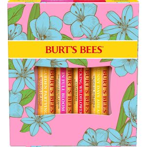 Burt's Bees - Lippenbalsem - Aardbeien - Tropische Ananas - Citroen - Cadeauset van 4 x 4,25 g
