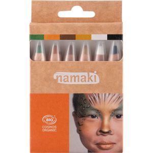 namaki Wild Life Face Paint Pencils Set - 1 Set