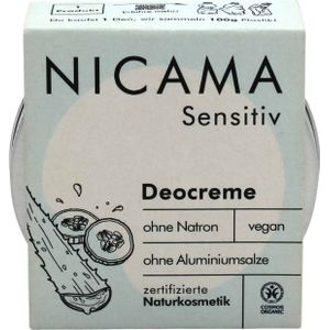 NICAMA Deodorantcrème Sensitive - 45 g