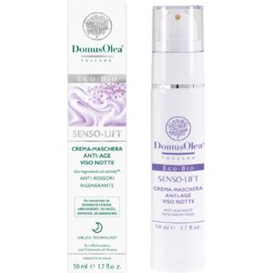 Domus Olea Toscana Senso Lift Anti-aging Crème Masker Nacht - 50 ml