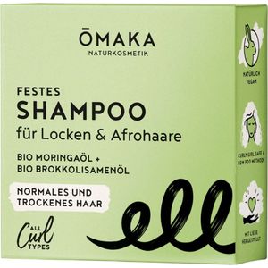 ŌMAKA Naturkosmetik Ō5 Biologische Moringa + Biologische Broccoli Zaadolie Vaste Shampoo - 55 g