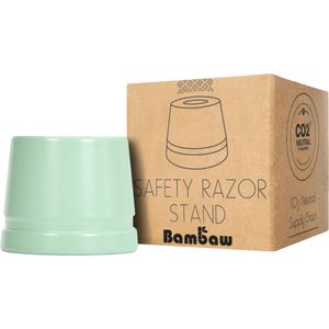 Bambaw - Metalen Scheermes Houder - Mint Groen - Scheermesjes