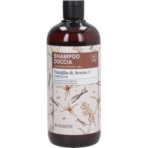 Bioearth Family 2in1 Shampoo & Douchegel Vanille & Haver - 500 ml