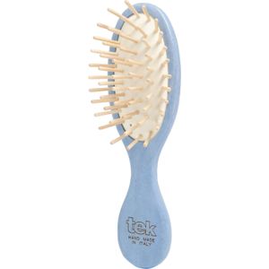 tek Kleine Ovalen Pocket Borstel - Hemelsblauw