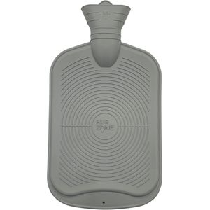 FAIR ZONE Warmwaterkruik, 2 Liter - Grijs