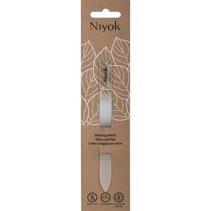 Niyok Glazen Nagelvijl - 1 Stuk