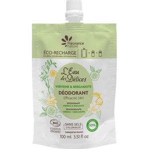 Fleurance Nature Refill L'Eau des Délices Deodorant Verbena & Bergamot - 100 ml