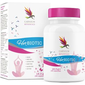 Carnium Botanicals - Her Biotic - Vaginale Intieme Flora-Capsules - 30 Veganistische - Met Lactobacillus en Bifidobacterium