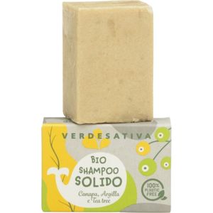 Verdesativa Vaste Shampoo met Hennep, Kaolien en Tea Tree - 55 g