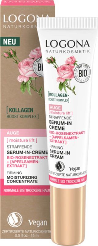 Logona [moisture lift] Verstevigende Serum-In Oogcrème - 15 ml