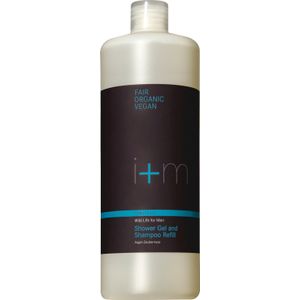 i+m Naturkosmetik - Wild Life for Men - Douchegel en Shampoo - 1000 ml