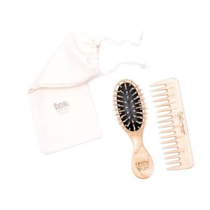 tek Pocketborstel & Kamset - Naturel