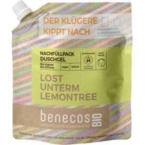 benecosBIO Douchegel "Lost unterm Lemontree" - Navulling 500 ml