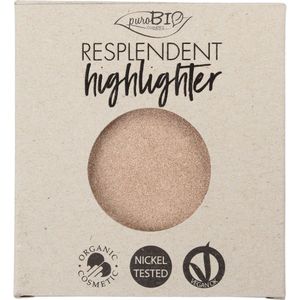puroBIO cosmetics Resplendent Highlighter REFILL - 01 Champagner Refill