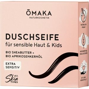 ŌMAKA Naturkosmetik Douchezeep Extra Gevoelig - 100 g